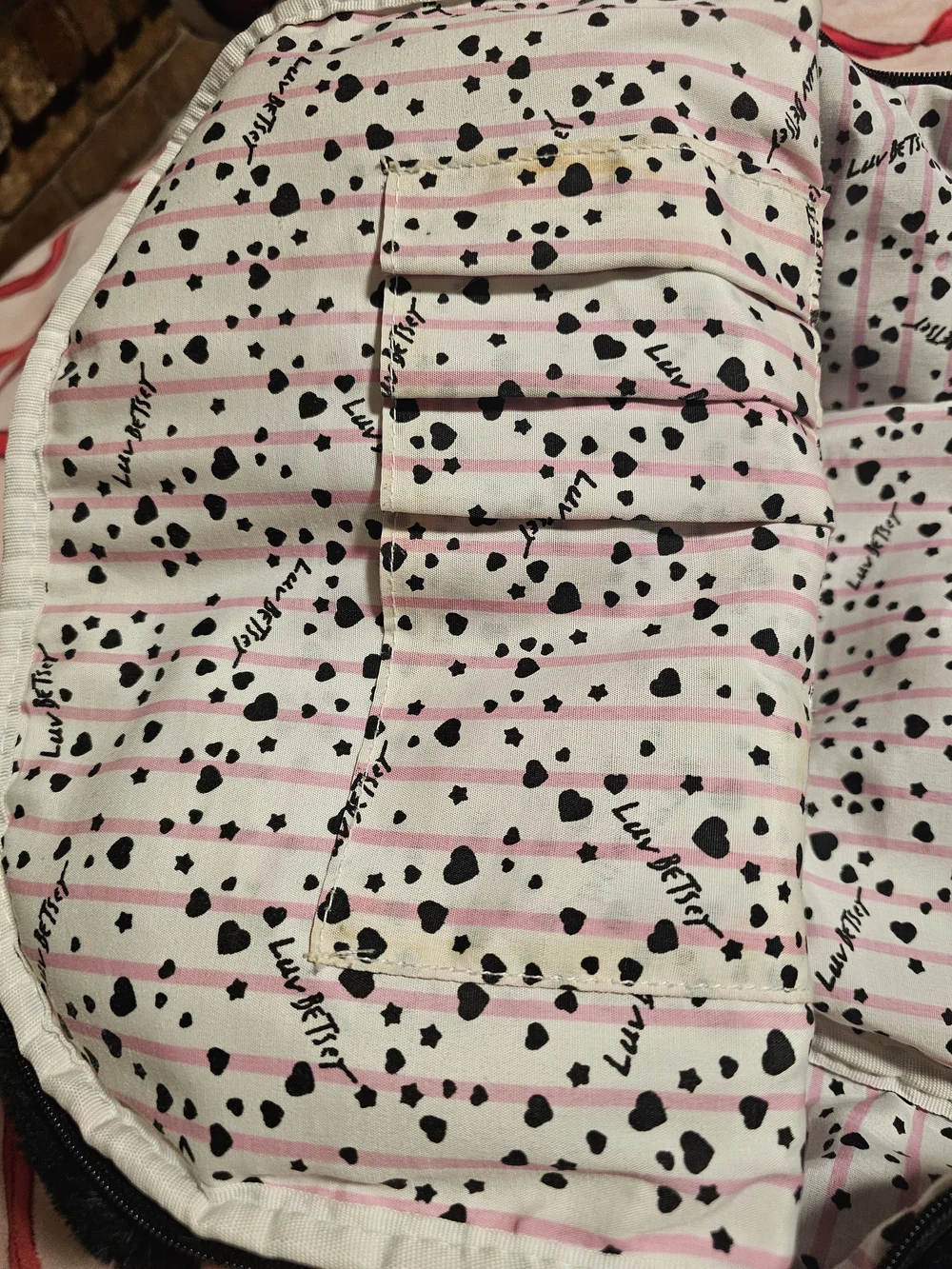 Plush Panda Mini Backpack in Black, White & Red